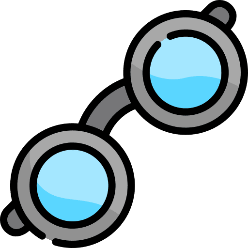 Glasses accessory vision reading glasses icon