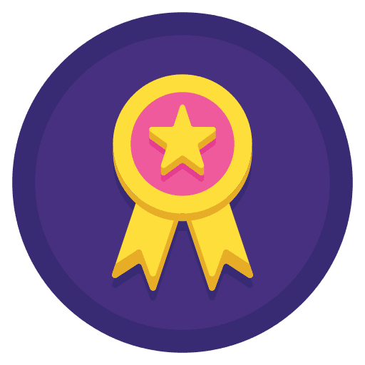 Top rated certification award top rated icon