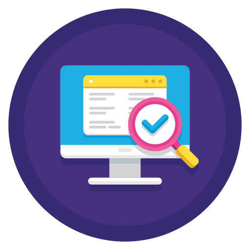 Completed check mark seo and web computer icon