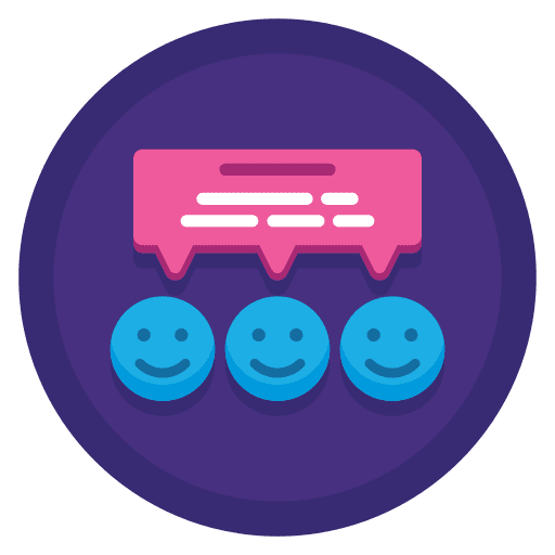 Feedback communications user people icon