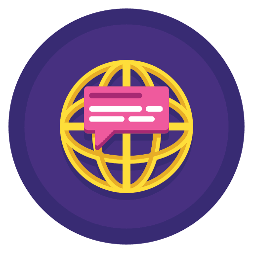 Network internet worldwide communications icon