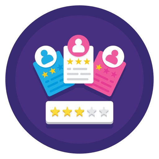 Reviews customers dislike ui icon