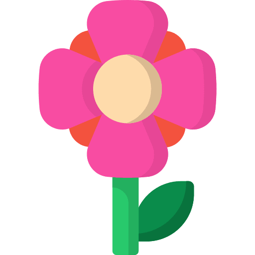Flower garden gardening plants icon