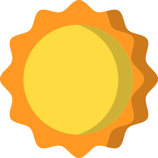 Sun nature sunny summertime icon