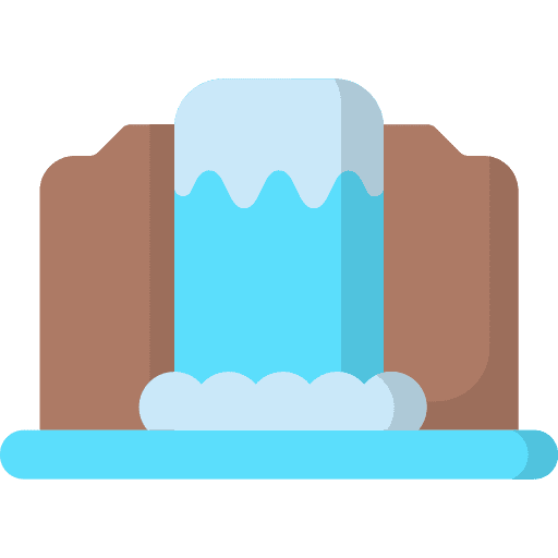 Waterfall waterfall river water icon