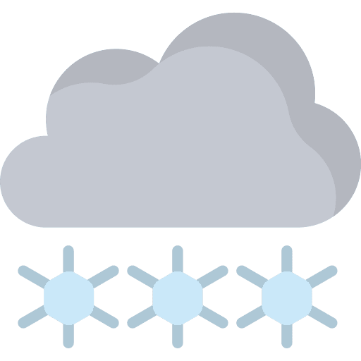 Snowy winter snow snowy icon