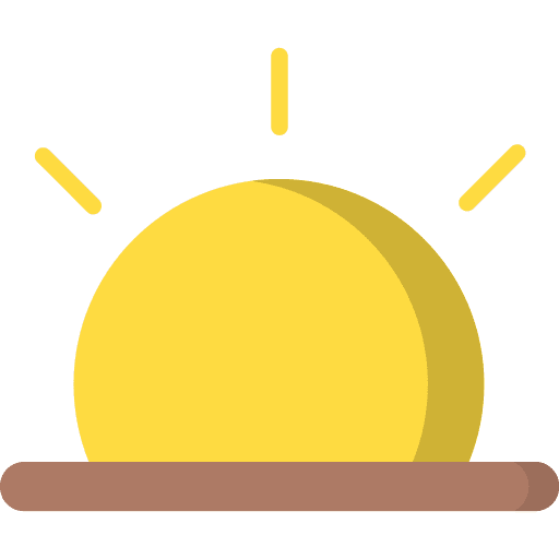 Sunrise sunset sunrise sun icon