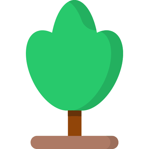 Tree garden ecology and environment tree icon