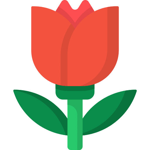 Tulip garden botanical tulip icon