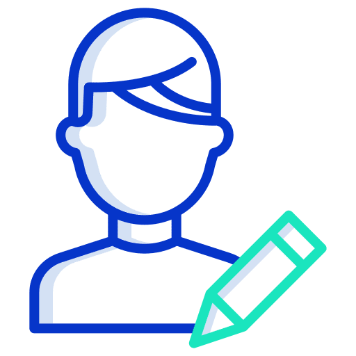 User user pencil man icon