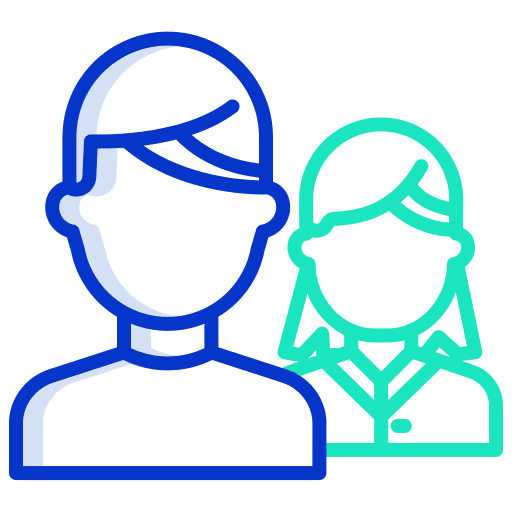 Group profile group woman icon