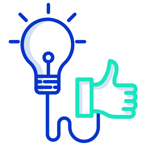 Idea illumination ui like icon