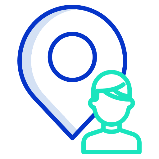 Pin signs maps and location map pointer icon