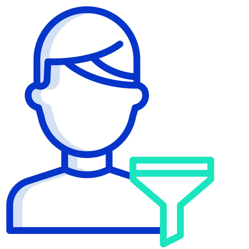 User avatar social filter icon