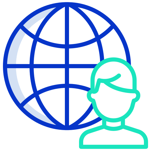 User avatar social global icon