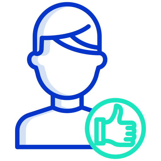 User credibility user social icon