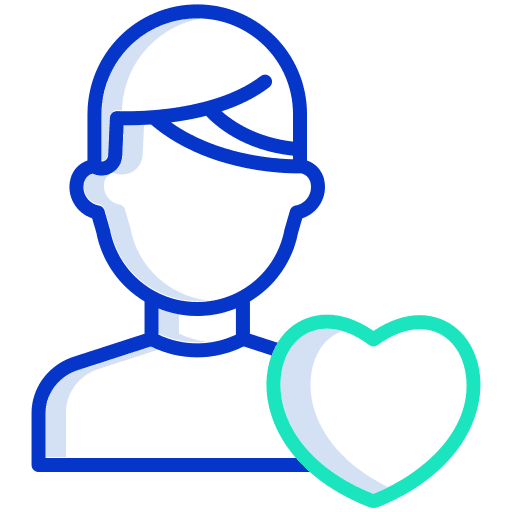 User profile social favorite icon