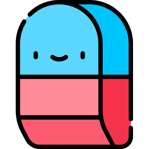 Eraser clean eraser education icon