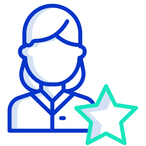 User people woman profile icon