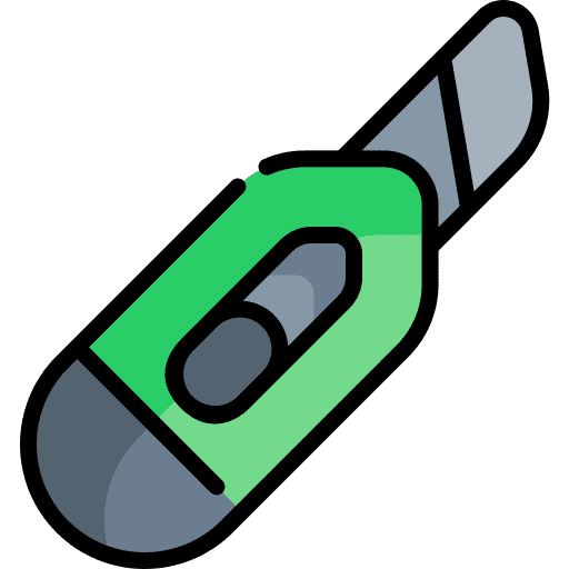 Cutter construction blade art and design icon