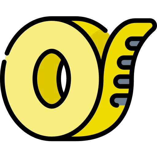 Measuring tape tools measuring tape fitness icon