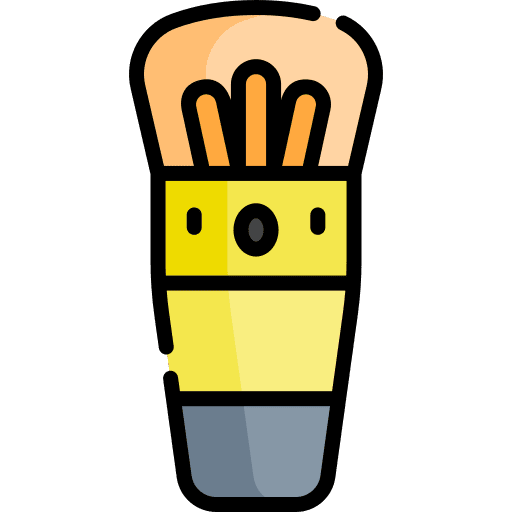 Brush paint brushes painter art and design icon