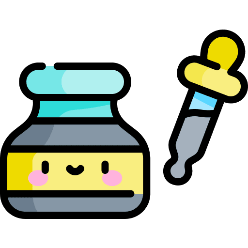 Ink stationery ink dropper icon