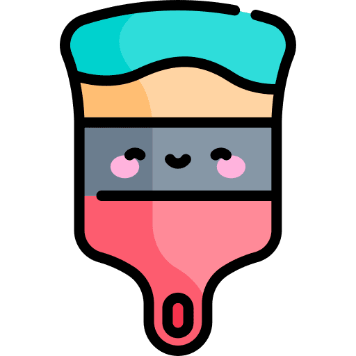 Paint brush painting paint brush artist icon