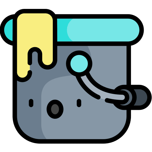 Paint bucket paint bucket bucket art and design icon