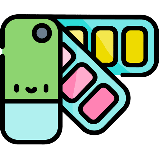 Pantone color palette paint colors icon