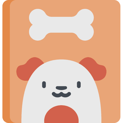 Dog biscuit cookie food dog biscuit icon