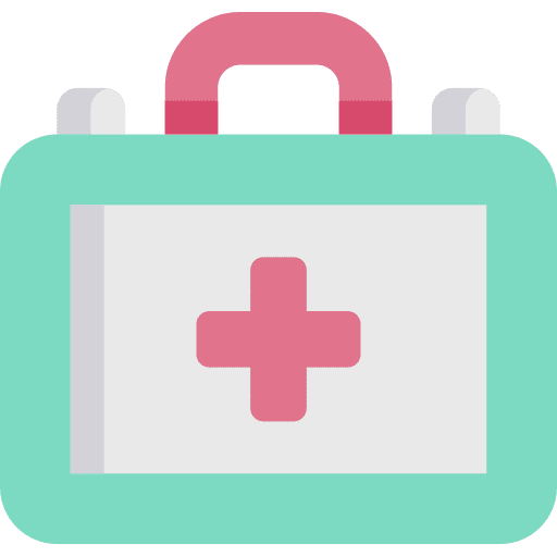 First aid kit emergency first aid kit medicine icon