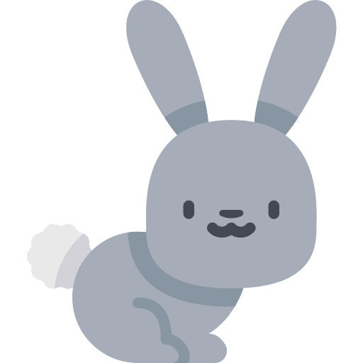 Rabbit mammal bunny zoo icon