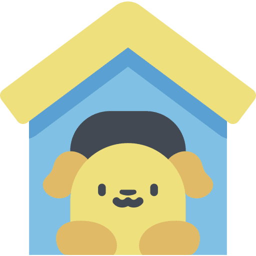 Dog house house pets pet hotel icon