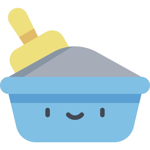 Litter box shovel pet litter box icon