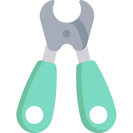 Nail clipper pet nail clipper healthcare and medical icon