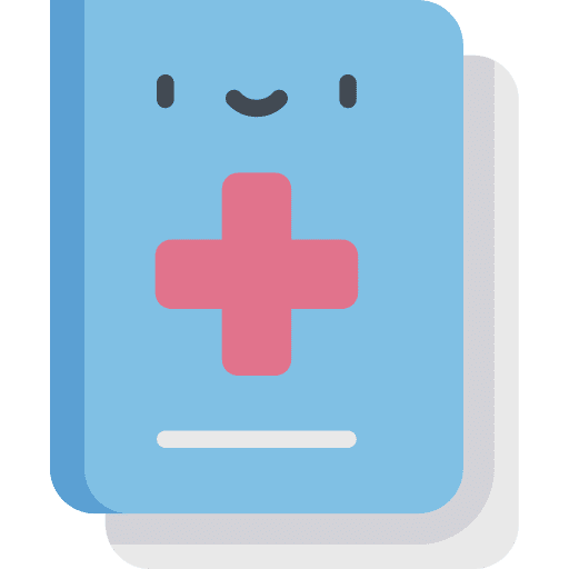 Vaccination time and date vaccination card icon