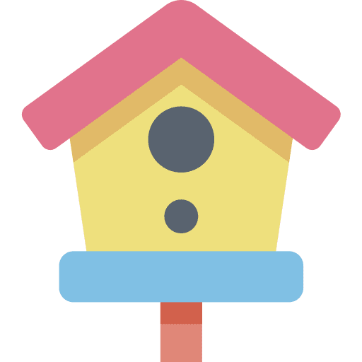 Bird house nest house animal icon