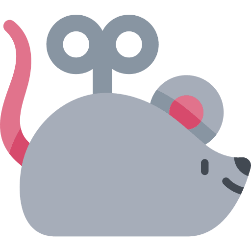 Mouse tools and utensils mouses toy icon