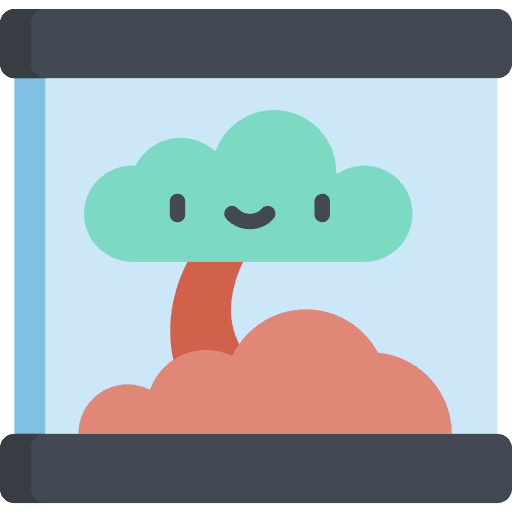 Terrarium commerce and shopping animals tools and utensils icon