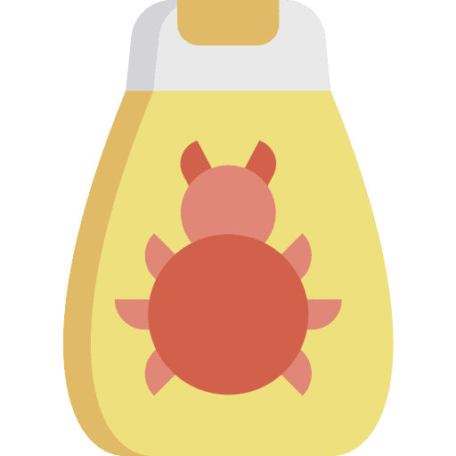 Tick ticks healthcare and medical shampoo icon
