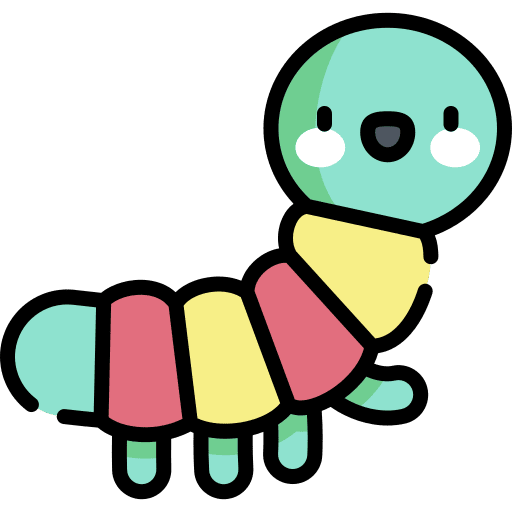 Caterpillar bugs entomology caterpillar icon
