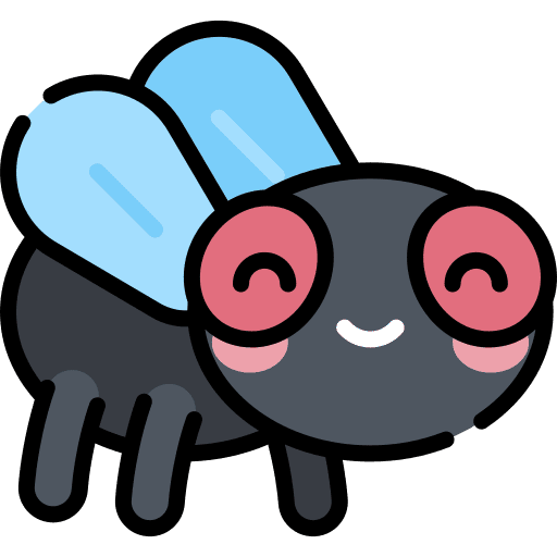 Fly bug insect animals icon