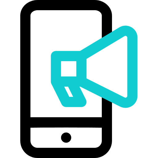 Ads communications mobilephone ad icon