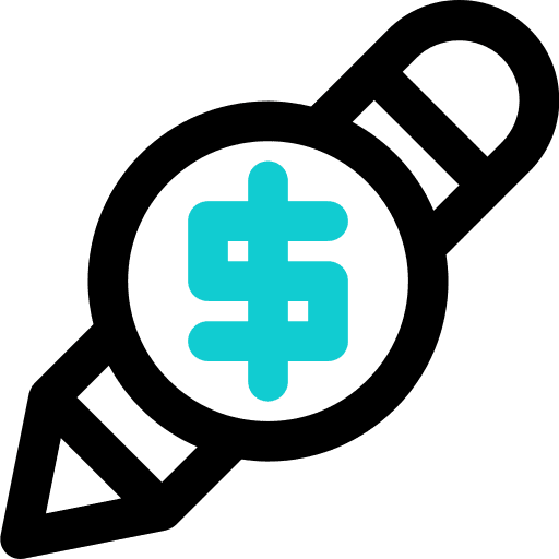 Coin business dollar symbol dollar icon