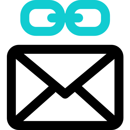Email link message email icon