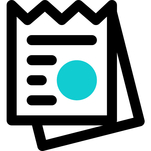 Invoice invoice ticket commerce icon