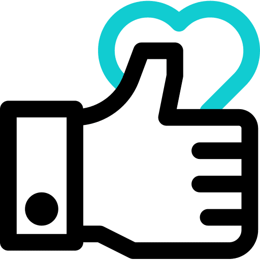 Like hand hands thumbs up icon