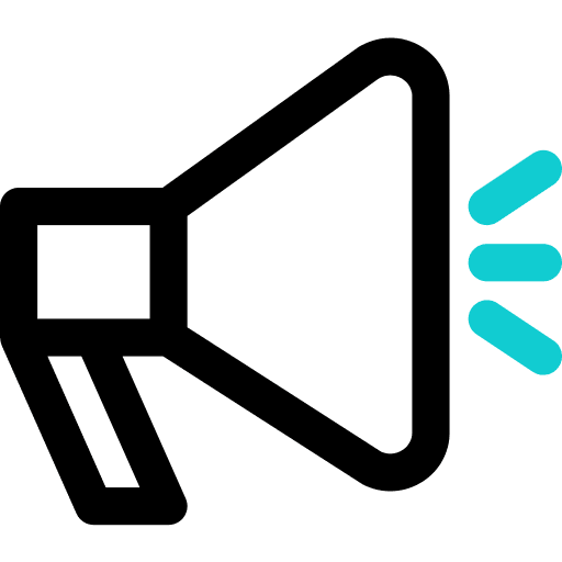 Megaphone marketing speaker megaphone icon