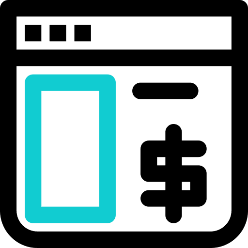 Online banking browser payment online banking icon